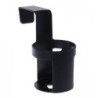 Поставка за чаши -  за врата с отварячка за бутилки - черна