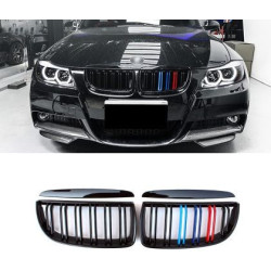 Решетки за BMW E90 (2005-2008) - двойни с три цвята