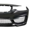 Предна Броня за BMW F30 (2011+) - M3 с лип спойлер - без отвори за парктроник