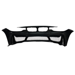 Предна Броня за BMW F30 (2011+) - M3 с лип спойлер - без отвори за парктроник