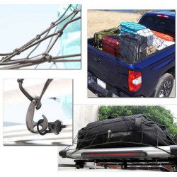 Мрежа за багаж с куки 100х60см.