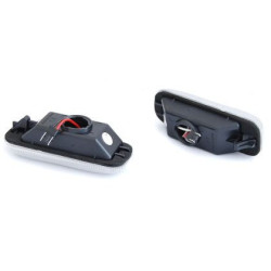 Диодни мигачи за калник за Mercedes W163 ML (1999-2005) - опушени с бягащ мигач