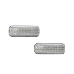 Диодни мигачи за калник за Mercedes W163 ML (1999-2005) - хром с бягащ мигач