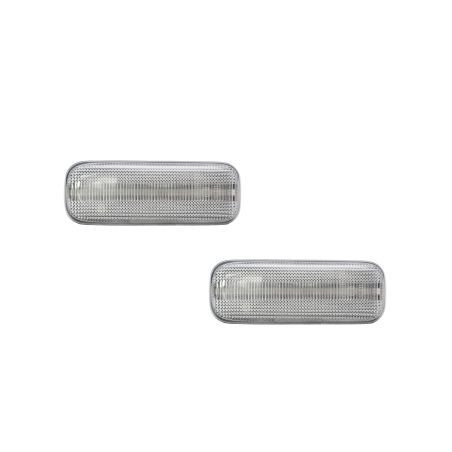 Диодни мигачи за калник за Mercedes W163 ML (1999-2005) - хром с бягащ мигач