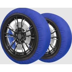 Текстилни вериги за сняг Streetech - син цвят - размер M - 2бр.