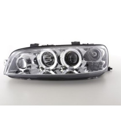 Кристални фарове FIAT PUNTO (1999-2003) - хром