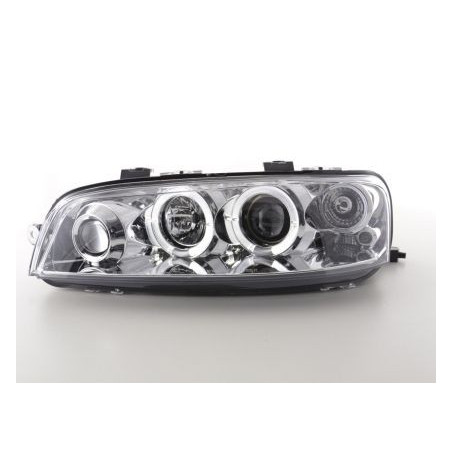 Кристални фарове FIAT PUNTO (1999-2003) - хром