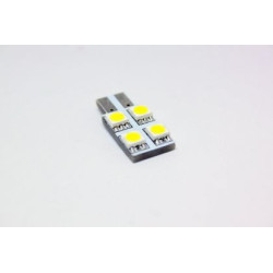 Лед крушки тип T10 с 4 SMD диода от едната страна
