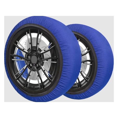 Текстилни вериги за сняг Streetech - син цвят - размер S - 2бр.