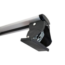 Универсални алуминиеви напречни греди за таван на кола без рейки - 135см, с ключ