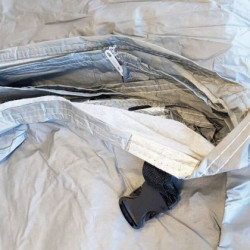 Покривало за кола ватирано отвътре, с цип за шофьорската врата и джобове за огледала - размер XL 533x183x122cm