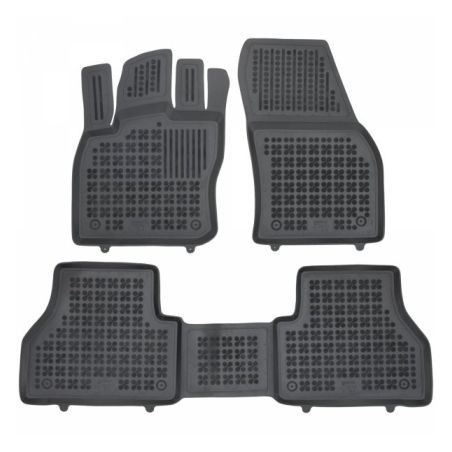 Гумени стелки за VW Caddy (2021+) / FORD Connect III / Grand Tourneo Connect III (2022+) - 5 места - тип леген