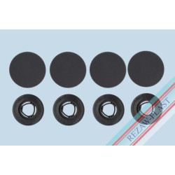 Щипки за прикрепяне на стелки към пода Rezaw-Plast за RENAULT - 4бр. за 2 стелки