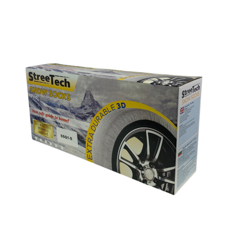 Текстилни вериги за сняг Streetech Pro Series - бял цвят - размер S - 2бр.