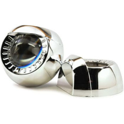 Капачки за лупи 2" отрязана хром