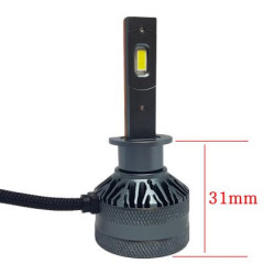 Лед крушки - Led система H1 модел A60 за фарове - 155 000 Лукса 55W - Canbus 6000K - 1500% повече светлина