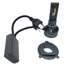 Лед крушки - Led система H4 модел A60 за фарове - 155 000 Лукса 55W - Canbus 6000K - 1500% повече светлина