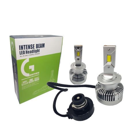 Лед крушки - Led система D2S D2R за подмяна на фабричен ксенон - 20000 Лумена 45W - Canbus 6000K - 300% повече светлина