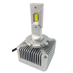Лед крушки - Led система D1S за подмяна на фабричен ксенон - 160 000 Лукса, 45W - Canbus 6000K - 1600% повече…