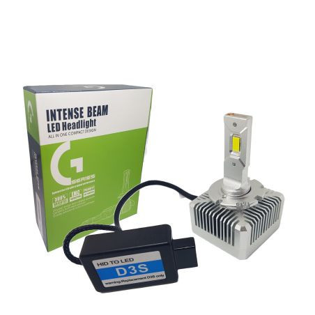 Лед крушки - Led система D3S за подмяна на фабричен ксенон - 20000 Лумена 40W - Canbus 6000K - 300% повече светлина