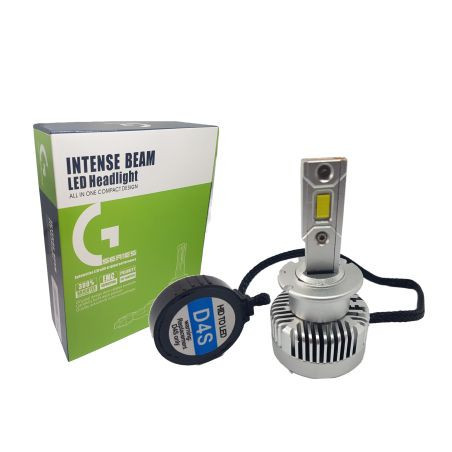 Лед крушки - Led система D4S за подмяна на фабричен ксенон - 20000 Лумена 40W - Canbus 6000K - 300% повече светлина