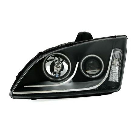 Кристални фарове FORD FOCUS (05-08)- черни