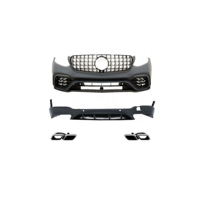 Body Kit - AMG Пакет за Mercedes GLC SUV X253  (2015-2019) - AMG S63 Design