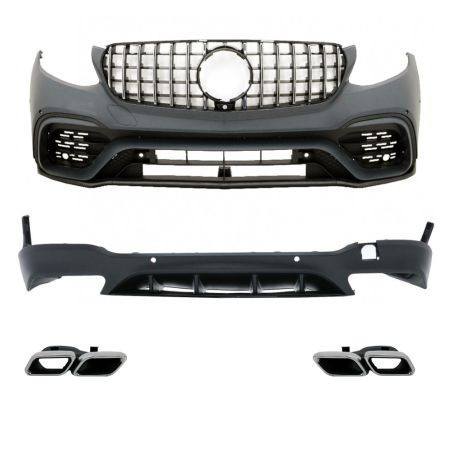 Body Kit - AMG Пакет за Mercedes GLC SUV X253  (2015-2019) - AMG S63 Design