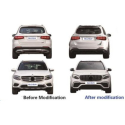 Body Kit - AMG Пакет за Mercedes GLC SUV X253 (2015-2019) - AMG S63 Design