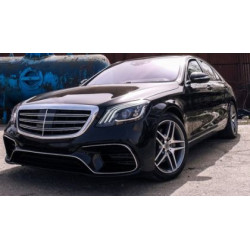 Боди Кит пакет за Mercedes W222 S-Class (2013-2020) - AMG S63 design пакет с накрайници