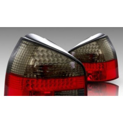 Диодни стопове  AUDI A3  (1996-2000) - опушен хром