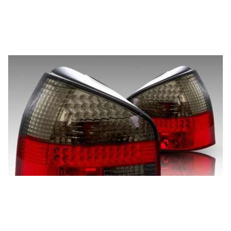 Диодни стопове  AUDI A3  (1996-2000) - опушен хром