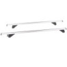 Греди напречни за багажник за кола - за вградени покривни релси без отвор - 135см, с ключ