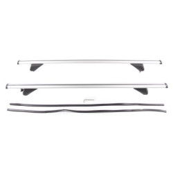 Греди напречни за багажник за кола - за вградени покривни релси без отвор - 135см, с ключ