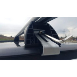 Греди напречни за багажник за кола - за вградени покривни релси без отвор - 135см, с ключ