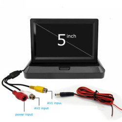 Видео дисплей 5 инча сгъваем - 800x480 pixels , 12-24V