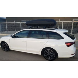 Автобокс Art Plast 169x79x37.5cm с ключ, 400 литра - черен карбон