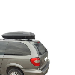 Автобокс Art Plast 169x79x37.5cm с ключ, 400 литра - черен карбон