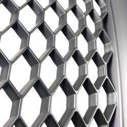 Решетка без емблема AUDI TT (98-05) - RS LOOK - мат