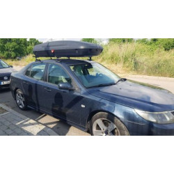 Автобокс Art Plast 200x79x38cm с ключ, 480 литра - черен карбон