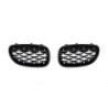 Решетки за  BMW E60 (2003-2010) - черни / хром  Diamond design