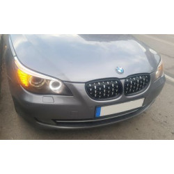 Решетки за BMW E60 (2003-2010) - черни / хром Diamond design
