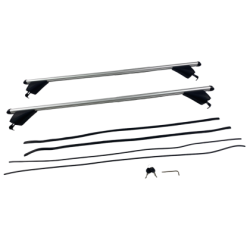 Греди напречни за багажник за кола - за вградени покривни релси без отвор - 120см