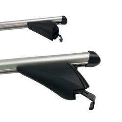 Греди напречни за багажник за кола - за вградени покривни релси без отвор - 120см, с ключ