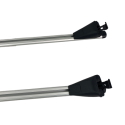 Греди напречни за багажник за кола - за вградени покривни релси без отвор - 120см, с ключ