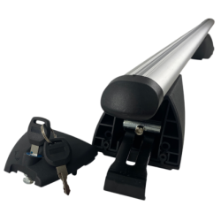 Греди напречни за багажник за кола - за вградени покривни релси без отвор - 120см, с ключ