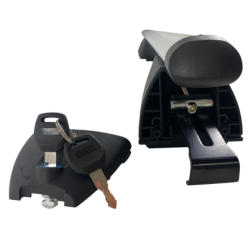 Греди напречни за багажник за кола - за вградени покривни релси без отвор - 120см, с ключ