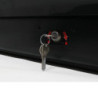 Автобокс Junior Easy 180x78x40cm с 85 mm крепежи, с ключ, 430 литра - черен