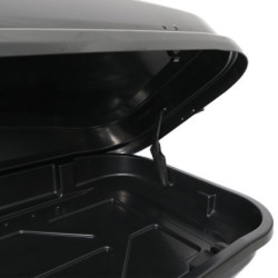 Автобокс Junior Easy 180x78x40cm с 85 mm крепежи, с ключ, 430 литра - черен гланц