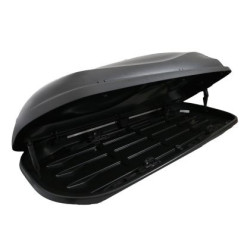 Автобокс Junior Altro 185x80x41cm с 70 mm крепежи, с двустранно отваряне с ключ, 460 литра - черен